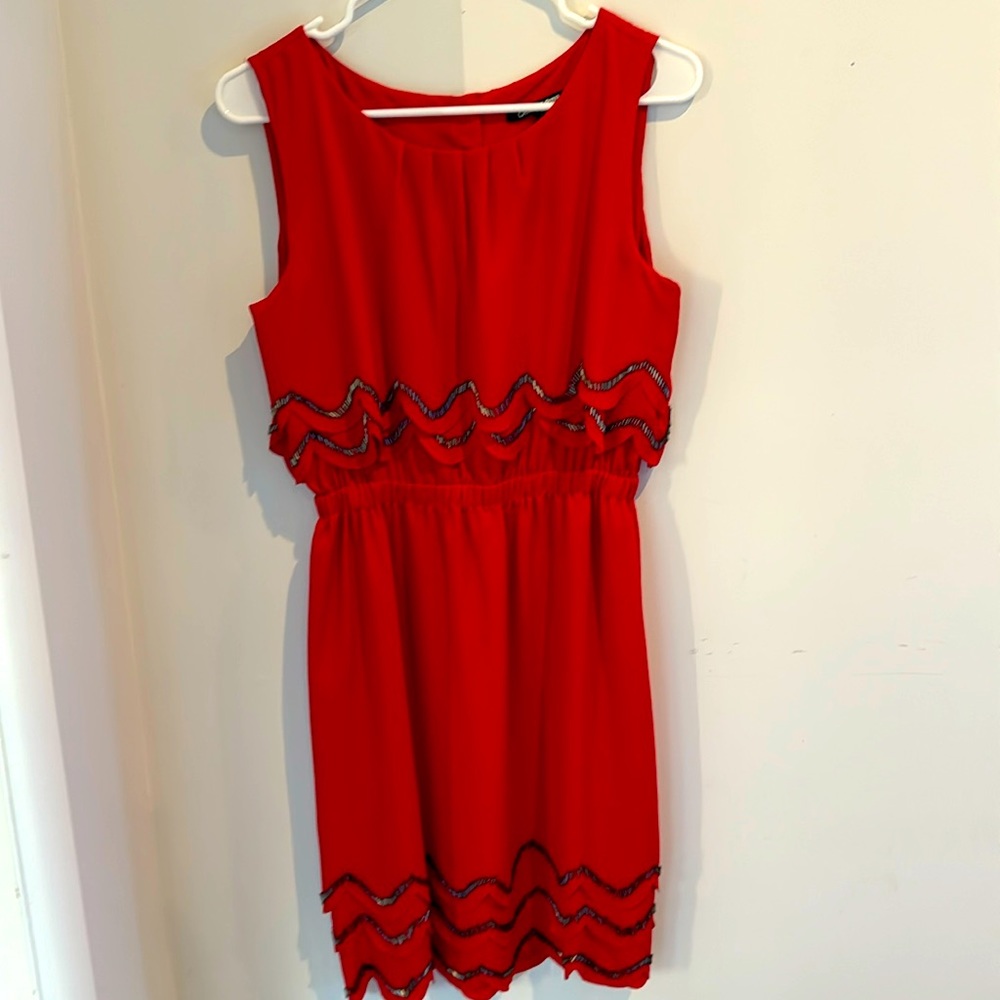 Gianni Bini Red Midi dress